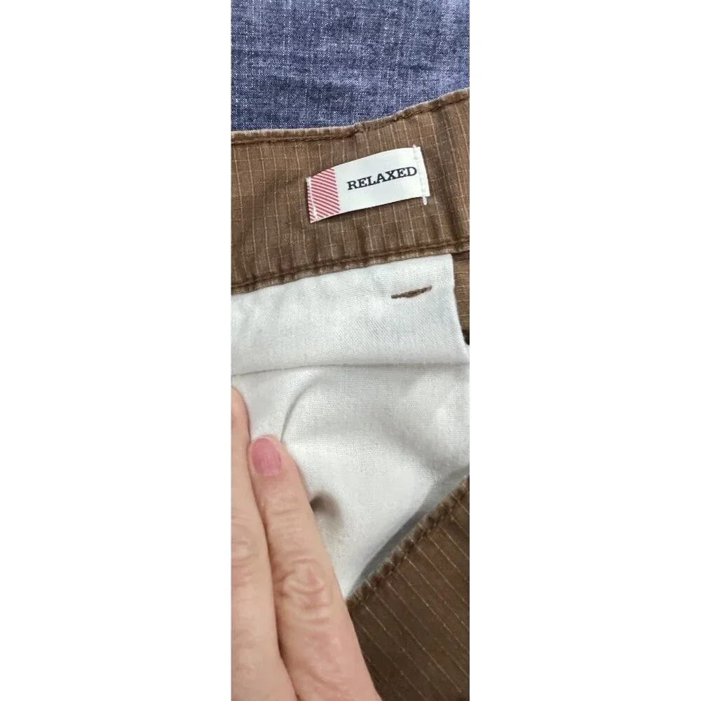 Dickies Men's‎ Relaxed Fit Brown Cargo Shorts Size 40 Flat Front Workwear
